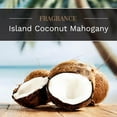 thumbnail image 2 of Candle-lite Scented Candles, Island Coconut Mahogany Fragrance, One 18 oz. Single-Wick Aromatherapy Candle with 110 Hours of Burn Time, White Color, 2 of 7