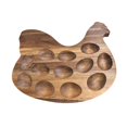 thumbnail image 4 of Soporte de madera para huevos, bandeja de madera para huevos, exhibición de huevos de Pascua con diseño en forma de gallina, contenedor de huevos para, 4 of 9
