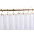 thumbnail image 3 of Juego de 12 ganchos para cortinas de ducha CHICTIE Gold de metal de primera calidad, 3 of 6