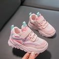 thumbnail image 3 of B91xZ Kids Shoes Girls Breathable Sneakers Athletic Running Shoes (Toddler/Little Kids/Big Kids) (Z4-Pink,12.5), 3 of 7