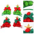 thumbnail image 2 of 2 pares de árbol de Navidad Horquilla de Navidad CLIP DE PELO DE XMAS Cierre de pelo de Navidad Tenedor de agarre del cabello, 2 of 7