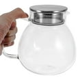 thumbnail image 6 of Clearance! Liulin Glass Teapot, Clear Tea Pot with Stainless Steel Lid, Borosilicate Glass Tea Pots for Loose Tea, Tea Infuser Pot for Stovetop, Glass Kettle, Loose Leaf and Blooming Tea Maker, 20oz, 6 of 9