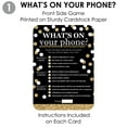 thumbnail image 6 of Big Dot of Happiness Adult Happy Birthday - Gold - 2-in-1 Birthday Party Cards - Activity Duo Games - Set of 20, 6 of 8