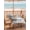 Grey Brown, variant on Outdoor Tablecloth with Umbrella Hole and Zipper, Rabbits Pine Cone Square Table Cloth 60x60 Inch Waterproof Tablecloth, Sweet Home Texture Farmhouse Grey Wooden Picnic Table Cover for Patio Camping