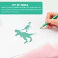 thumbnail image 2 of 10PCS Art Painting Template Dinosaur Painting Template Reusable Drawing Stencil, 2 of 6