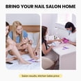 thumbnail image 6 of MelodySusie Nail Clippers, Adjustable Stainless Steel Trimmer for Fake Nail Tips and Acrylic Nails, Lavender, 6 of 7