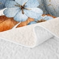 thumbnail image 5 of Erosebridal Pumpkin Trio Quilt Full 3-Piece,Fall Harvest Full Bedspread Sets,Dusty Blue,1 Coverlet and 2 Pillowcases, 5 of 7