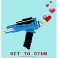 thumbnail image 2 of Junior's Star Trek Valentine's Pixel Set Phasers to Stun  Racerback Tank Top Cancun X Small, 2 of 4