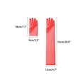 thumbnail image 2 of INSPIRE CHIC Women's Tulle Long Opera Gloves Full Finger Mesh Sheer Glove for Evening Wedding Red M, 2 of 6