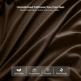 thumbnail image 6 of Lux Decor Collection Queen Bed Sheets Set Brushed Microfiber High GSM, 4 Piece Sheet Set Upto 16 Inches Deep Pocket Bedding Sheets & Pillowcases - Brown, 6 of 10