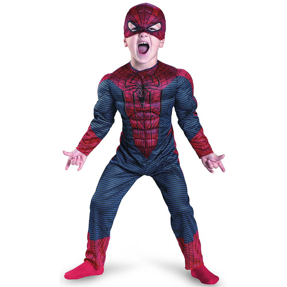 Spider-Man Movie Muscle Toddler Costume - Toddler Large - Walmart.com ...
