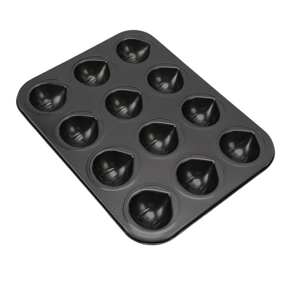 Cupcake Pan, 12 Cup Design Non Stick Coating Muffin Cake Pan for Dessert Store