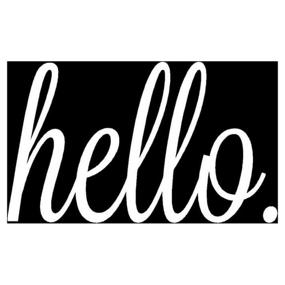Wall Stickers Hello Home Decor Wall Sticker Decal Bedroom Door Vinyl Art Mural,White Home Wall Stickers
