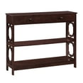 thumbnail image 2 of Convenience Concepts Omega 1 Drawer Console Table with Shelves, Espresso, 2 of 6