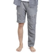 JANSION Men Pants Men Summer Hiking Climbing Trousers Camping Trekking Fishing Shorts Breathable Removable Pants Size XXS-XL