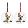 thumbnail image 1 of Árbol de Navidad Adornos de bricolaje Decoración colgante Regalo, Retro Personalizado Divertido Pollo Esculpir Colgantes Colgantes Decoraciones, Fiesta de vacaciones de invierno Wmkox8yii gf6566, 1 of 1
