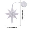 thumbnail image 2 of LED Window Suction Cup Lights Festive String Lights Santa Reindeer Design Easy Install Energy Efficient Weather Resistant for Home Outdoor Holiday Displays, 2 of 2