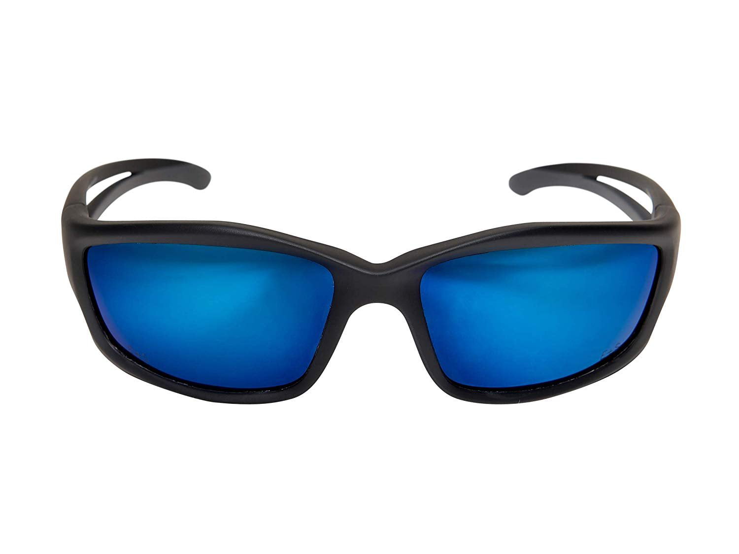 EDGE EYEWEAR TSKAP218 Kazbek Black Polarized Aqua Blue Lens Safety Glasses New