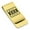Gold, variant on Stainless Steel Best Dad Ever Classic Slim Money Clip Credit Card Holder