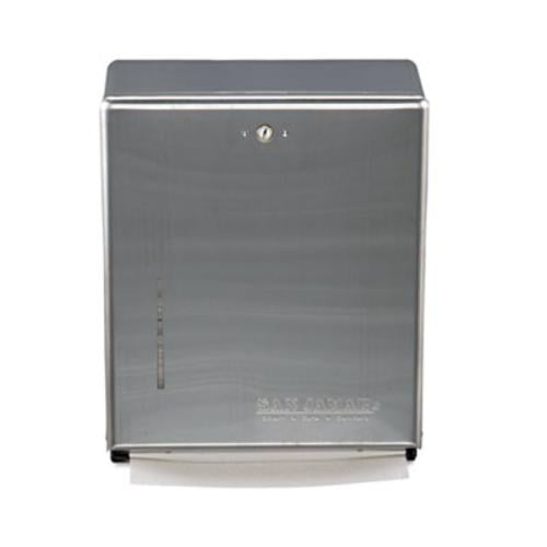 Cfs C-fold/multifold Towel Dispenser, 11.38 X 4 X 14.75, Stainless Steel