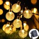 thumbnail image 1 of Guirnalda de luces solares de 100 LED, luces de hadas para jardín al aire libre, lámpara de decoración de boda, 12M/13M, IP65, guirnalda impermeable, luz para muebles Tan Jianjun  unisex, 1 of 2