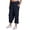 Navy, variant on RBX Active Women's Plus Size Lightweight Woven Capri Pant With Pockets