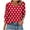 Red, variant on Scyoekwg Women Basic Tops Loose Womens Summer Fashion Cute T Shirts Trendy Ladies Blouses Dressy Casual Short Sleeve Going Out Tops