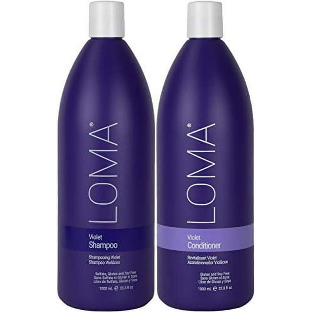 Loma Hair Care Shampooing Violet Revitalisant Duo, 33 fl Oz