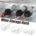 thumbnail image 5 of QHUDLV Acrylic Cup Holder,Stackable Refrigerator Organizer,Wine and Water Bottle Storage, 5 of 9