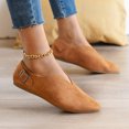 thumbnail image 1 of Mocassins pour Femmes Chaussures Décontractées à Enfiler en Daim Bout Pointu, 1 of 7