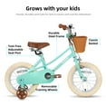 thumbnail image 3 of Joystar Girls' 14" Retro Training Wheel Bicycle, 3 of 10