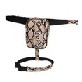 thumbnail image 1 of Arnés de muslo para mujer Sailing Bolsa de pierna de cuero PU resistente al agua gran capacidad estable arnés de muslo Bolso de pierna para uso diario al aire libre diseño de serpiente, 1 of 10