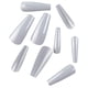 thumbnail image 1 of Caja de 100 uñas postizas mate con parches largos para decoración de uñas, uñas esmeriladas completas, 1 of 2