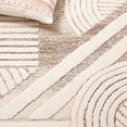 thumbnail image 6 of SAFAVIEH Ebony Hannan Geometric Area Rug, Ivory/Brown, 3' x 5', 6 of 10