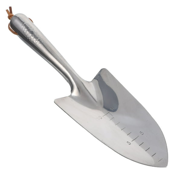 KAKOWELY Trenching Spade 1Pc Stainless Steel Shovel Silver Spade Shape For Garden Work