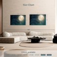 thumbnail image 4 of Elephant Stock Moonlight Tree Wall Art - Horizontal Canvas Wall Art - Living Room Wall Decor - Astronomy & Space Canvas - Yellow And Blue Decor - 48" x 32", 4 of 8