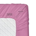 thumbnail image 3 of Nestl RV/Short Queen Bed Sheets Set Bedding Sheets Set for Campers, 4-Piece Bed Set, Deep Pockets Fitted Sheet, 100% Luxury Soft Microfiber, Hypoallergenic, Cool & Breathable, Light Pink, 3 of 5