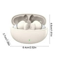 thumbnail image 3 of Yarino True Wireless Earbuds Bluetooth 5.4, Touch Screen Charging Case, Noise Cancelling, Touch Control, Half-in-Ear with Mic, Long Battery Life for Sports Gym, 3 of 5