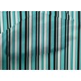 thumbnail image 4 of oneOone Cotton Poplin Turquoise Blue Fabric Stripes Craft Projects Decor Fabric Printed By The Yard 56 Inch Wide-QZU, 4 of 4
