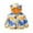 Blue, variant on Baby Boys Girls Winter Coat for Toddler Cute Bear Ears Cartoon Prints Hooded Puffer Jacket Light Down Jacket Outwear Winter Warm Clothes