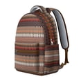 thumbnail image 2 of Tribal Print College Backpack - Boho Style Daypack with 17" Laptop Pocket | Spacious Bookbag for School, Dorm & Travel Essentials, 2 of 6