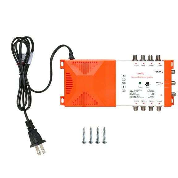 Distribution Amplifier,Amplifier Tv Low Noise Amplifier 87-2350mhz Amplifier Irs 8 Way Tv And Noise Indoor Radio Amplifier Indoor Use Irs Tv Professional 87-2350mhz Tv Way Amplifier