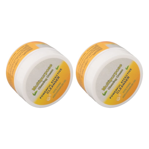 Crema de Limpieza Para TODO Uso, 2 PCS Limpieza Profunda Sin Tinte Crema de Limpieza Multipósito para la cocina