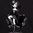 thumbnail image 3 of CafePress - Vampire Girl T Shirt - Men's Classic Graphic Cotton T-Shirt, 3 of 4