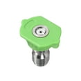 thumbnail image 4 of Uxcell 1/4 Inch Stainless Steel Flat Fan 25 Degree 1.2mm Orifice Diameter Nozzle 2 Pack, 4 of 5