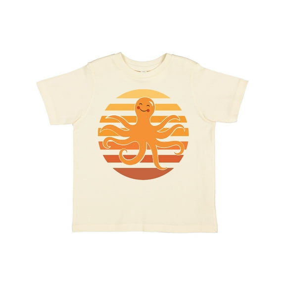 Inktastic Octopus Ocean Sunset Boys or Girls Toddler T-Shirt