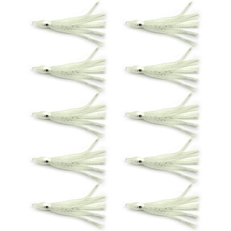 SIEYIO 7-Color Squid Rubber Hook Octopus Baits Artificial Jigs Squid Shrimp Baits