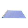 thumbnail image 2 of Ahgly Company Machine Washable Indoor Rectangle Solid Blue Modern Area Rugs, 2' x 3', 2 of 4