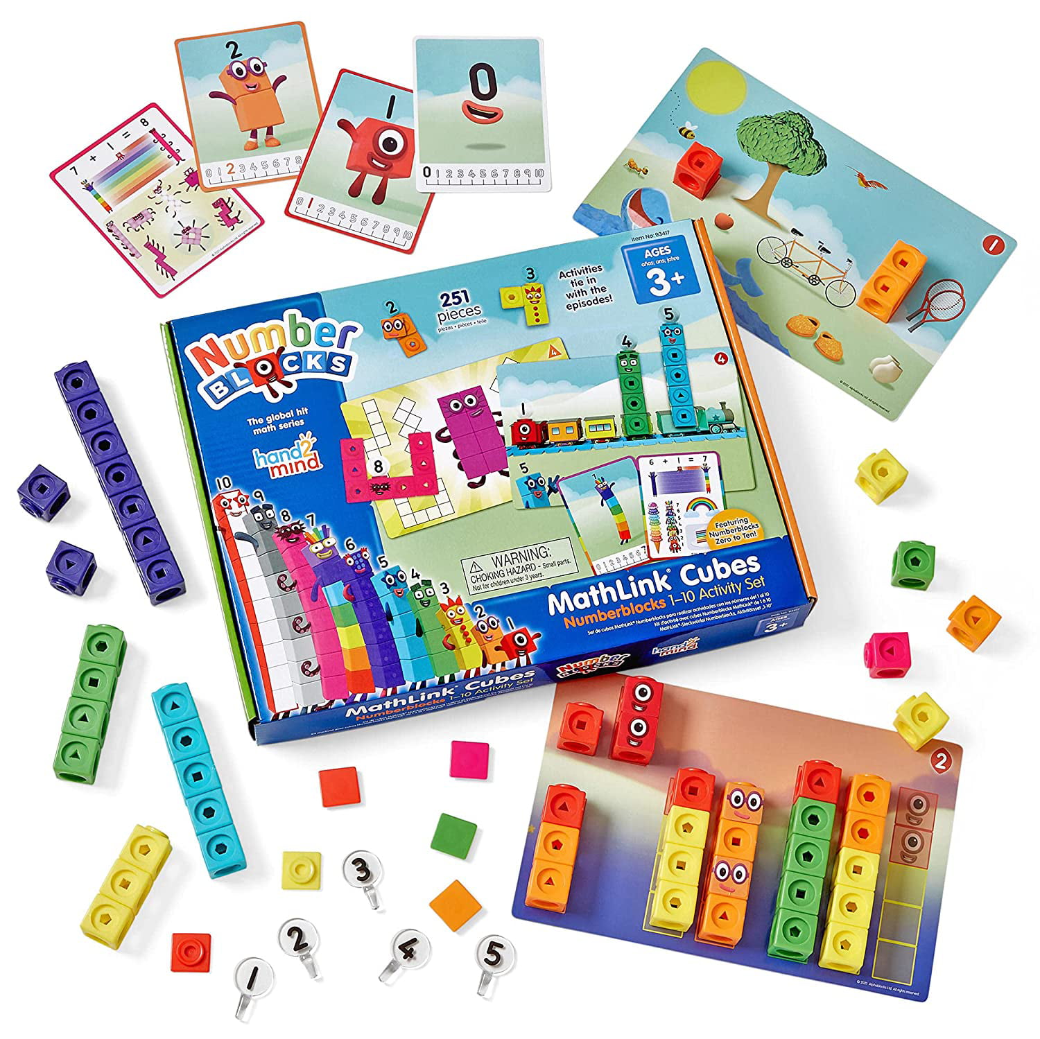 Details about   Numberblocks  Mathlink Cubes 1-10 Activity Set Early Years  Learning education 