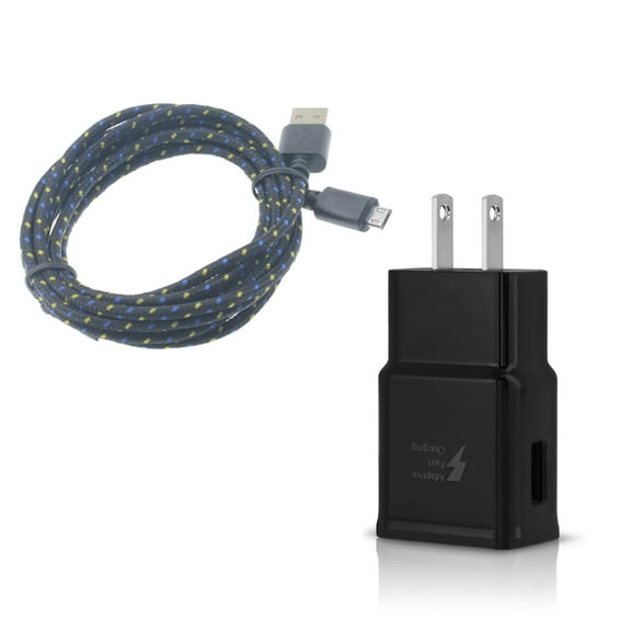 6ft USB Cable Fast Home Charger for TCL A30 (A3) - Quick Power Adapter Travel Wall Compatible With TCL A30 (A3)